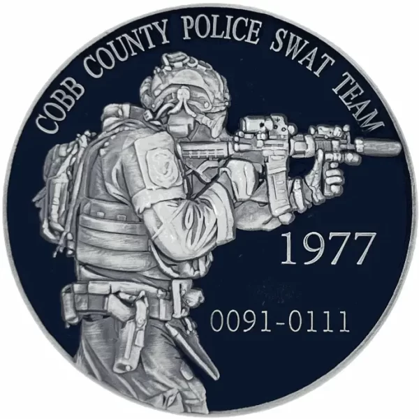 Cobb County Police Dept SWAT Coin