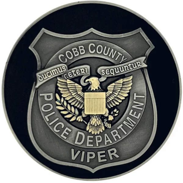 Cobb County Police Dept VIPER Coin - Image 2
