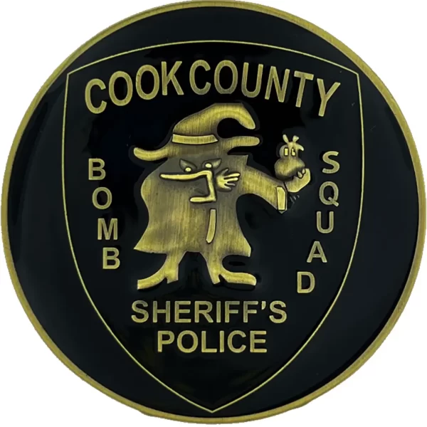 Cook County Police Dept HDT Coin - Image 2