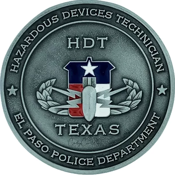 El Paso Police Dept HDT Coin - Image 2