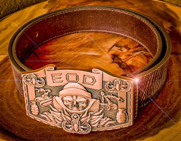 EOD Disposal Skull Belt Buckle - Image 4