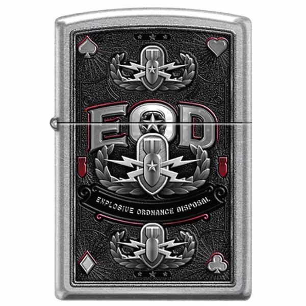 EOD Zippo Lighter - Chrome