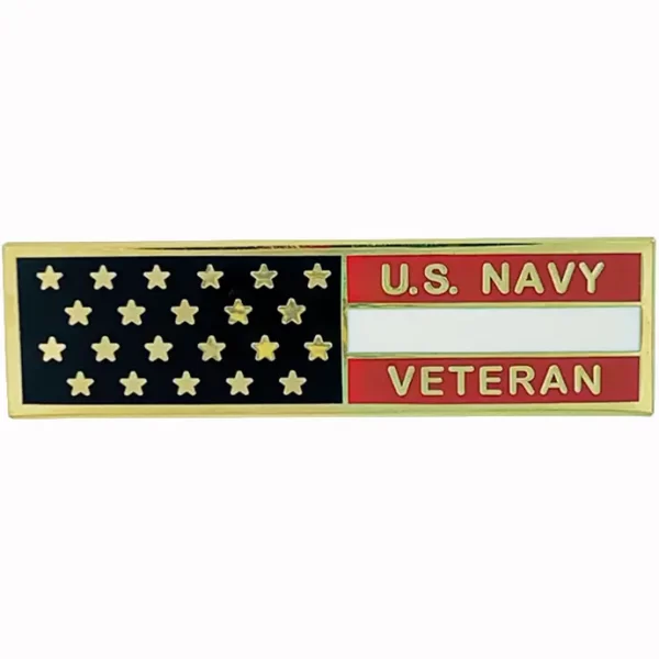 Flag Pin Veteran  Navy
