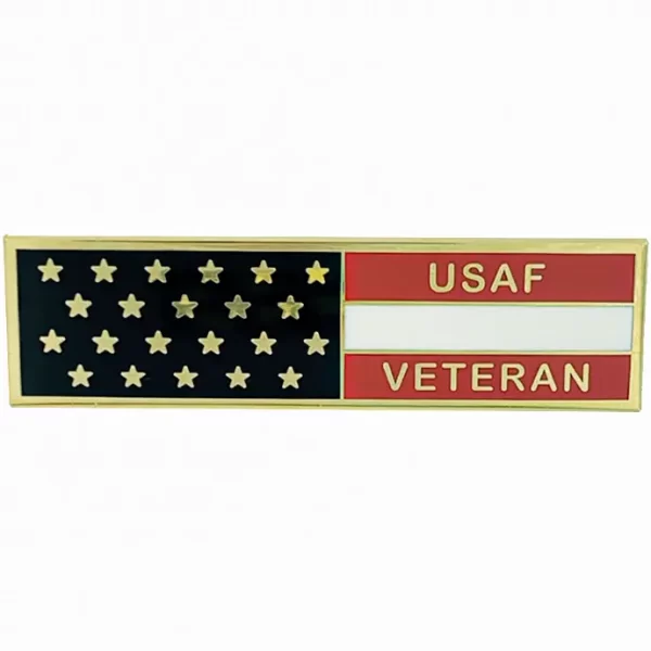Flag Pin Veteran  USAF