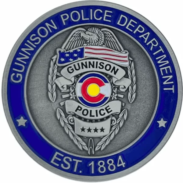 Gunnison Police Dept Coin