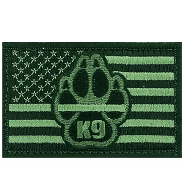 K9 Flag Brown/Green Patches - Image 2