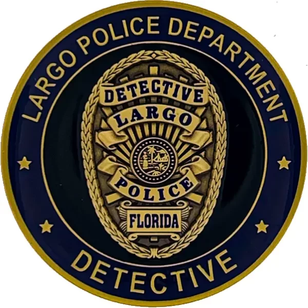 Largo Police Dept Detective Coin