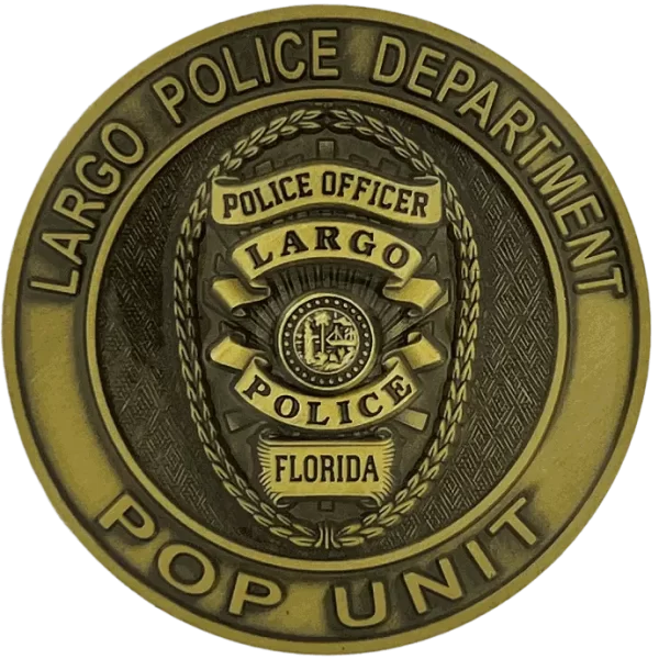 Largo Police POP Unit Coin