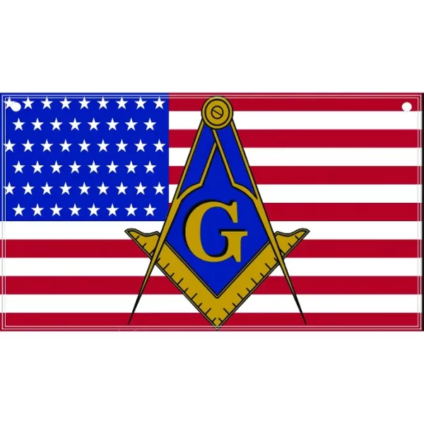Masonic 3 x 5 Flag