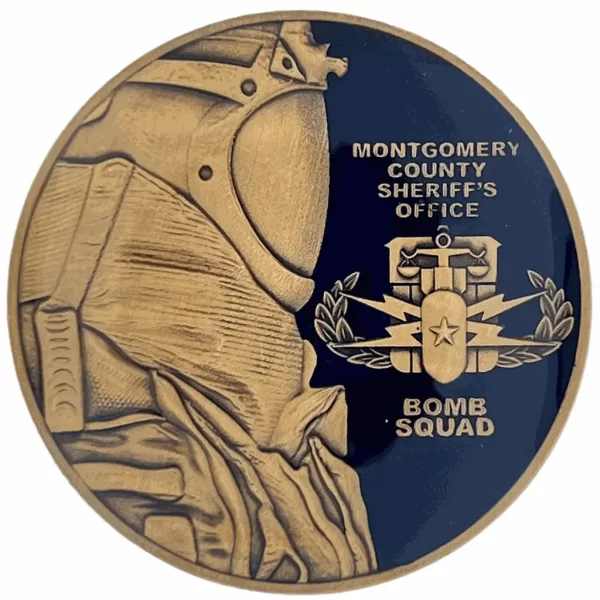 Montgomery County Sheriff's Office HDT Coin - Image 3