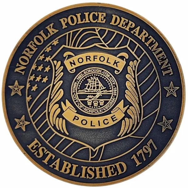 Norfolk Police Dept Coin