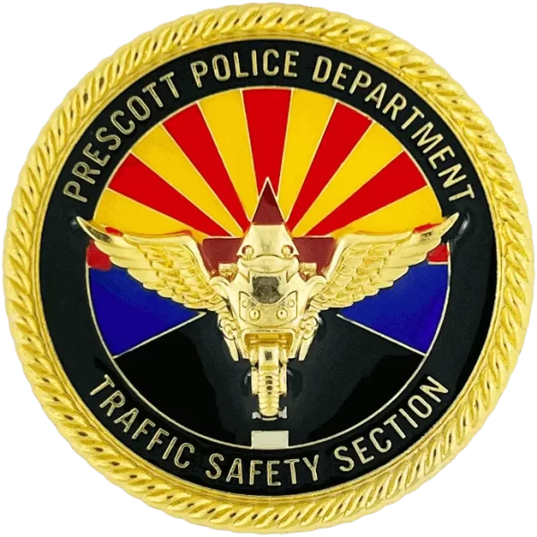 Prescott Police Dept Motor Unit Coin