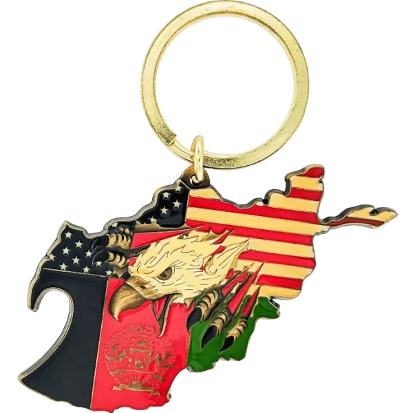 Proud To Have Served KeyChain Afghanistan