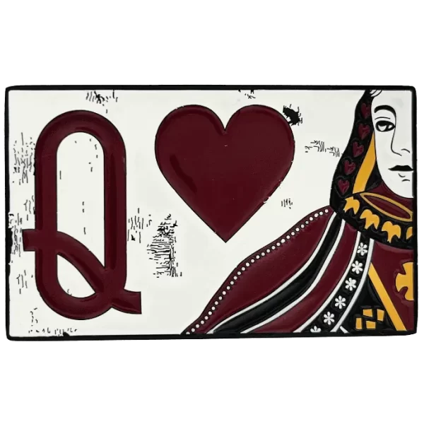 Queen of Heart Belt Buckle