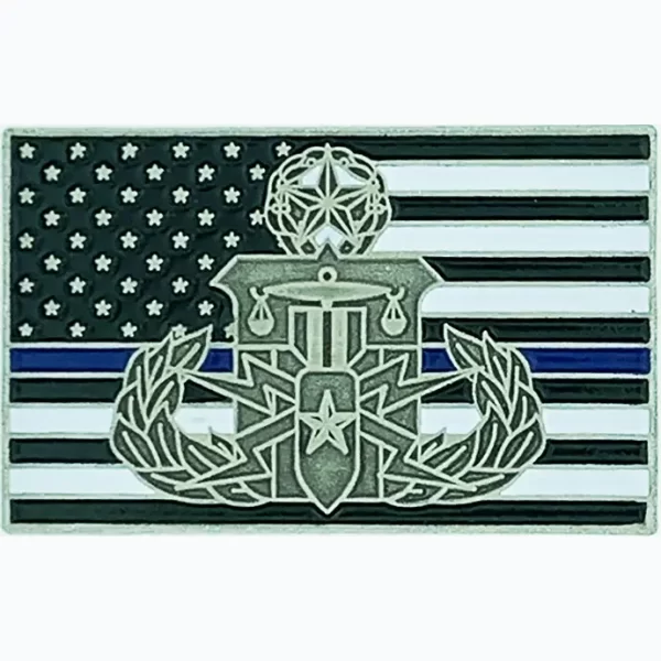 Thin Blue Line HDT Lapel Pin - Master