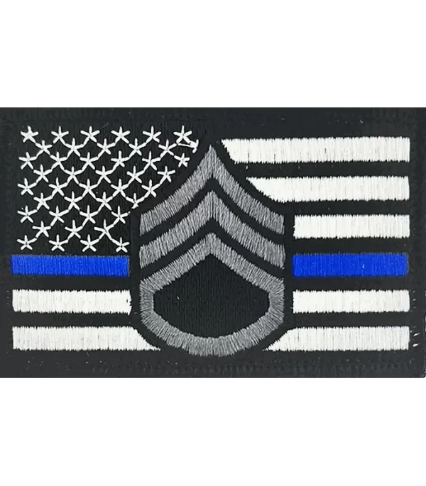 Thin Blue Line Staff Sgt Patch