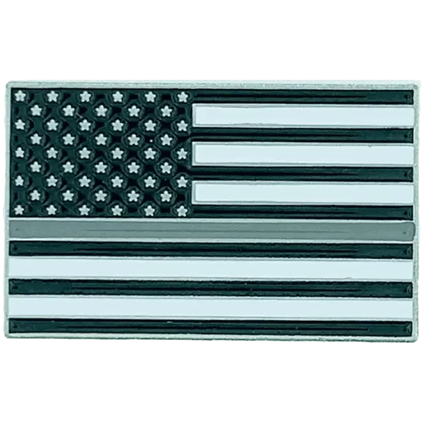 Thin Gray Line Lapel Pin