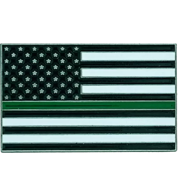 Thin Green Line Lapel Pin