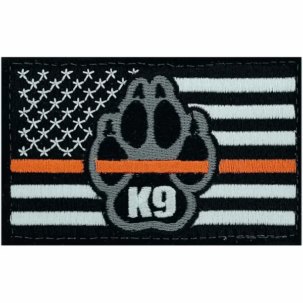 Thin Orange Line Search and Rescue K9 Patch