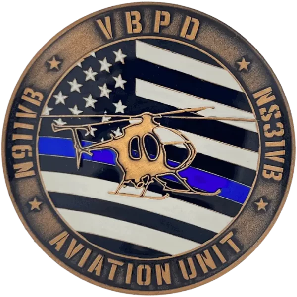 Virginia Beach Police Dept Air Unit Coin