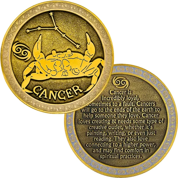 Zodiac Cancer Coin - Image 2
