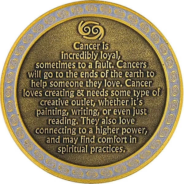 Zodiac Cancer Coin - Image 3