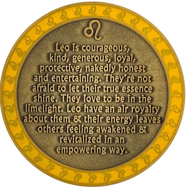 Zodiac Leo Coin - Image 2