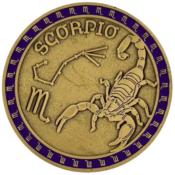 Zodiac Scorpio Coin