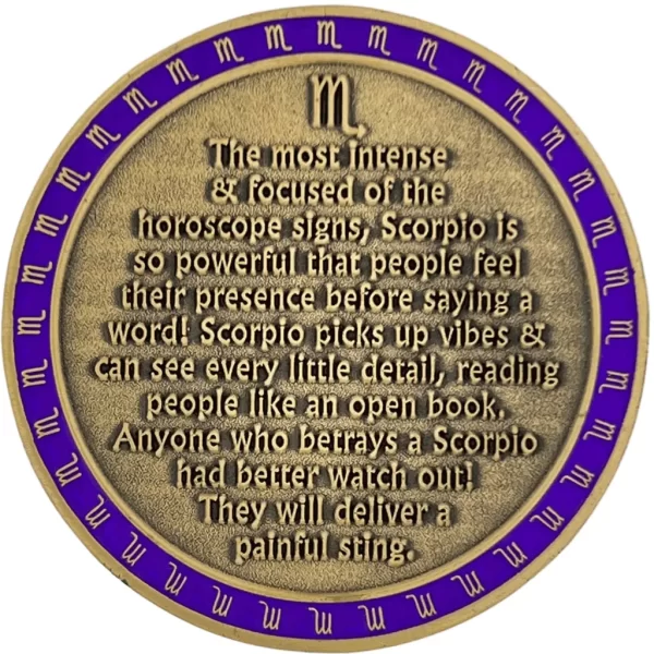 Zodiac Scorpio Coin - Image 2