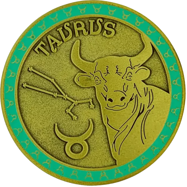 Zodiac Taurus Coin