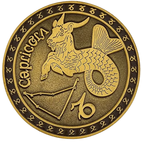 Zodic Capricorn Coin - Image 2