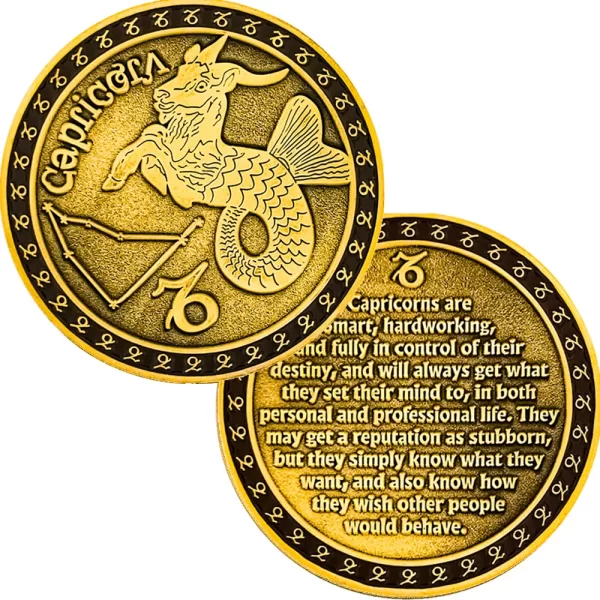 Zodic Capricorn Coin